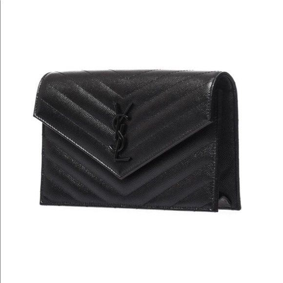 New Saint Laurent Quilted Leather wallet - Picture 2 of 3